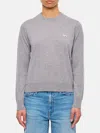 Maison Kitsuné Maison Kitsune Women's 'baby Fox Regular Fit Pullover In Grey