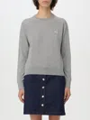 Maison Kitsuné Sweater  Woman Color Grey In Grau