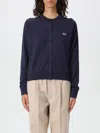 Maison Kitsuné Baby Fox Patch Regular Cardigan-s Nd Maison Kitsune Female In Navy