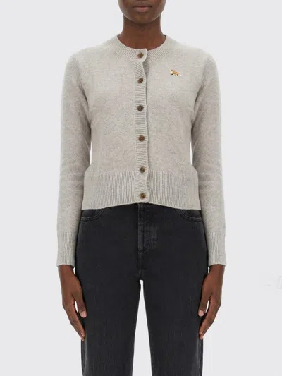 Maison Kitsuné Sweater  Woman Color Grey In Gray
