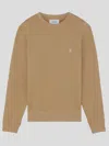Maison Kitsuné Chillax Patch Regular Sweatshirt In Beige