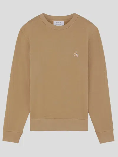 Maison Kitsuné Sweaters In Brown