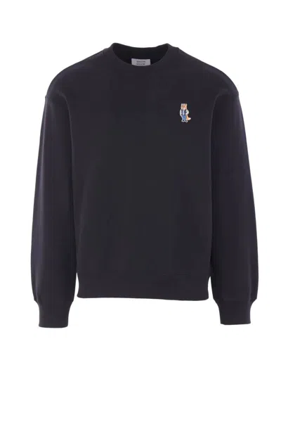 Maison Kitsuné Sweaters In Black