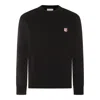 MAISON KITSUNÉ MAISON KITSUNE' SWEATERS BLACK