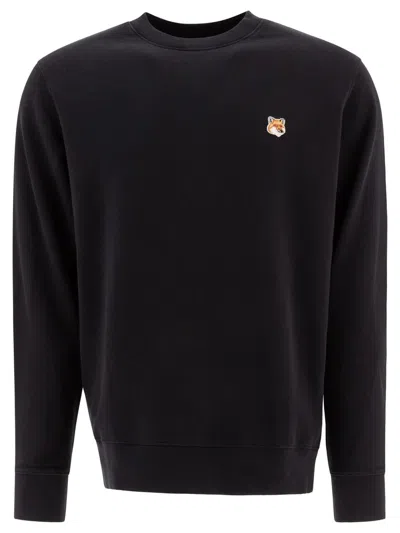 Maison Kitsuné Sweaters In Black