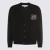 Maison Kitsuné Black Fox Head Cardigan With Buttons Closure In Black