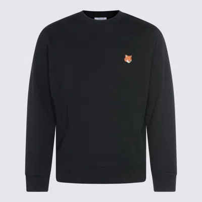 MAISON KITSUNÉ SWEATERS BLACKS AND GREYS