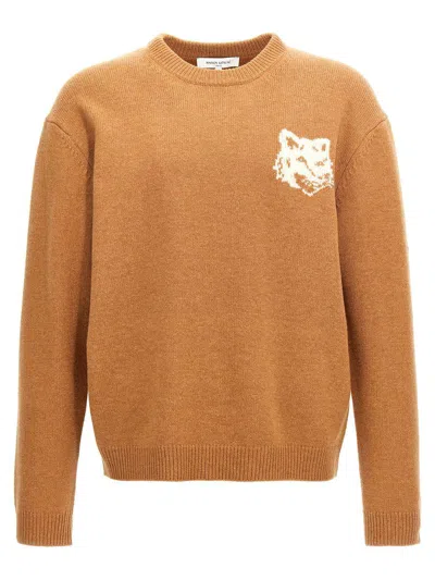 Maison Kitsuné Sweaters In Brown