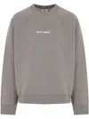 Maison Kitsuné Embroidery Oversize Raglan Sweatshirt In Grey