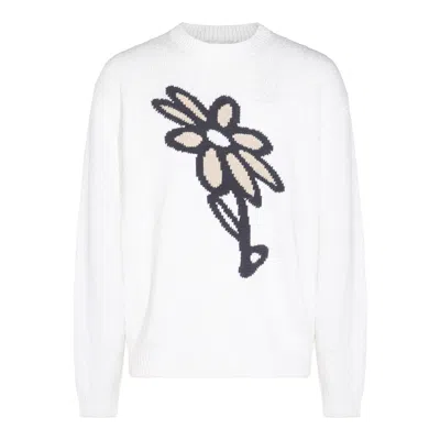 Maison Kitsuné Sweaters Light And Natural In White