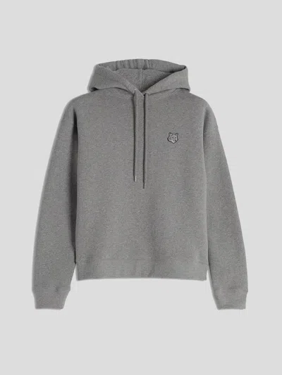 Maison Kitsuné Sweaters In Mediumgreymelange