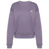 Maison Kitsuné Appliqué Logo Sweatshirt In Purple