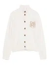 Maison Kitsuné Sweaters In White