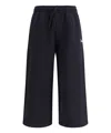 Maison Kitsuné 'fox Cub' Elastic Waistband Joggers With Side Pockets In Black