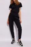 Maison Kitsuné Sweatpants With Logo In Black