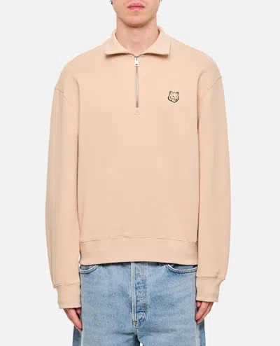 Maison Kitsuné Sweatshirt In Beige