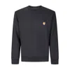 Maison Kitsuné Logo Sweatshirt In Black