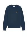 Maison Kitsuné Fox Head Sweatshirt In Blue