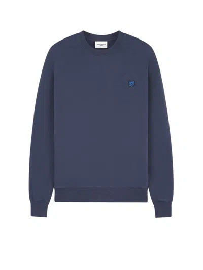 Maison Kitsuné Sweatshirt In Blue