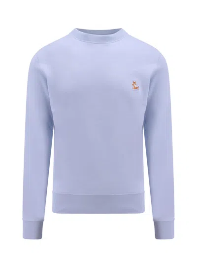 Maison Kitsuné Sweatshirt In Clear Blue