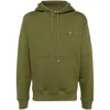 Maison Kitsuné Man Sweatshirt Military Green Size L Cotton In Black