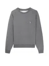 Maison Kitsuné Fox Head Patch Sweatshirt In Grey