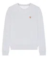 Maison Kitsuné Fox Head Patch Sweatshirt In Grey