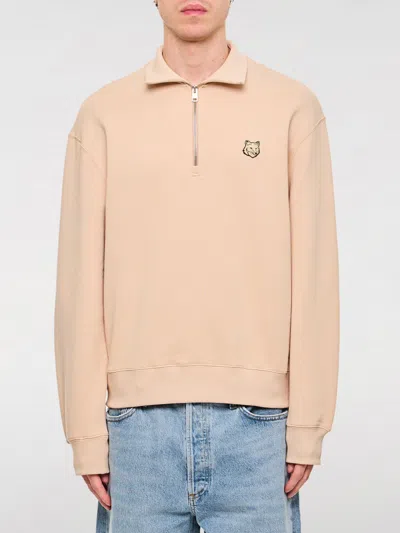 MAISON KITSUNÉ SWEATSHIRT MAISON KITSUNÉ MEN COLOR BEIGE,G57999022