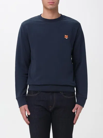 MAISON KITSUNÉ 卫衣 MAISON KITSUNÉ 男士 颜色 蓝色,H48669009