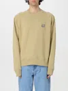 Maison Kitsuné Man Sweatshirt Sage Green Size M Cotton
