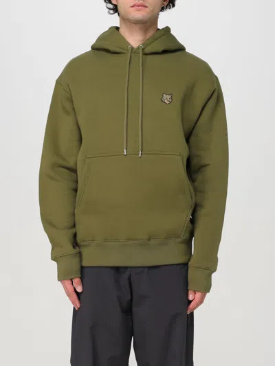 MAISON KITSUNÉ SWEATSHIRT MAISON KITSUNÉ MEN COLOR GREEN,G13360012