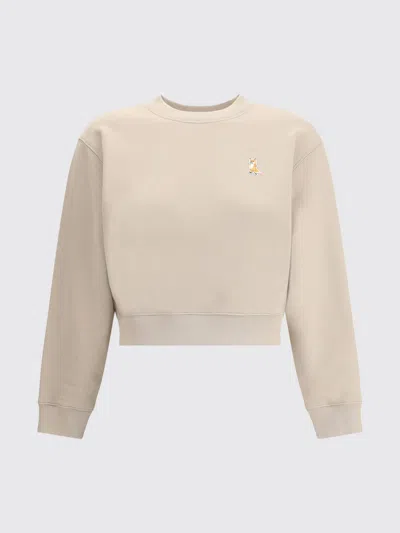 Maison Kitsuné Sweatshirt  Woman Color Beige In Sand