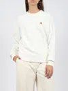 Maison Kitsuné Sweatshirt  Woman Color White In 白色