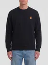 Maison Kitsuné Maison Kitsune Fox Head Regular Sweatshirt In Black