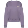 Maison Kitsuné Appliqué Logo Sweatshirt In Purple