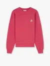Maison Kitsuné Fox Patch Sweatshirt In Red