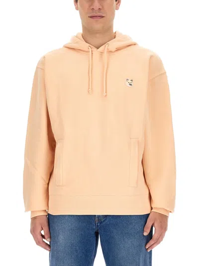 MAISON KITSUNÉ MAISON KITSUNÉ SWEATSHIRT WITH FOX PATCH