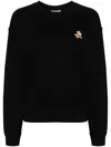 Maison Kitsuné Black Fox Head Sweatshirt In Black