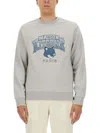 Maison Kitsuné Maison Kitsune Crew Neck Sweatshirt With Campus Fox Print