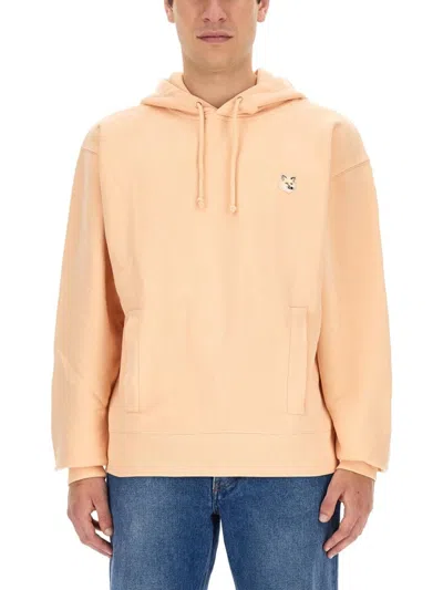 MAISON KITSUNÉ SWEATSHIRT WITH PLAYFUL FOX PATCH
