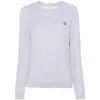 Maison Kitsuné Fox Head Patch Sweatshirt In Gray