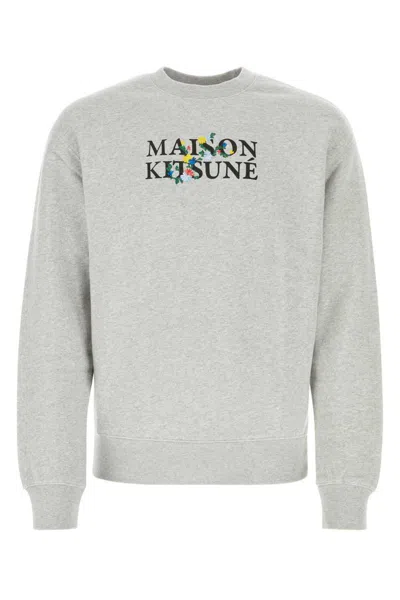 Maison Kitsuné Sweatshirts In Gray