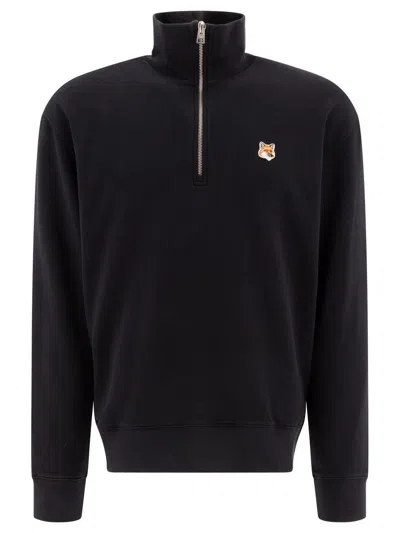 Maison Kitsuné Sweatshirts In Black