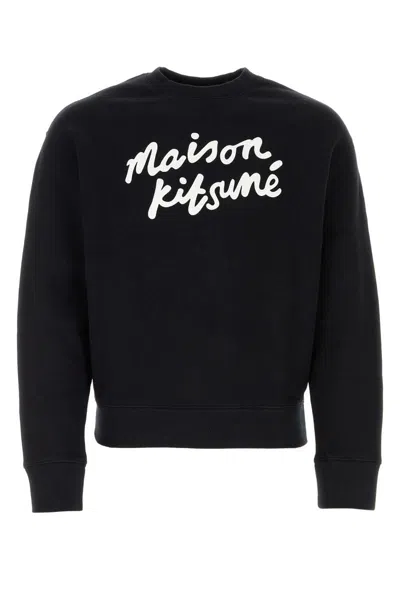 Maison Kitsuné Maison Kitsune Sweatshirts In Black