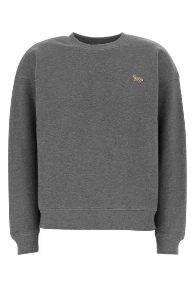 Maison Kitsuné Maison Kitsune Baby Fox Comfort Sweatshirt In Gray