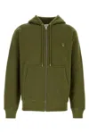 Maison Kitsuné Maison Kitsune' Cotton Sweatshirt With Logo In Green