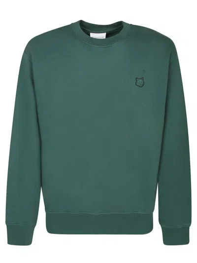 Maison Kitsuné Maison Kitsune Tonal Fox Head Sweatshirt Green