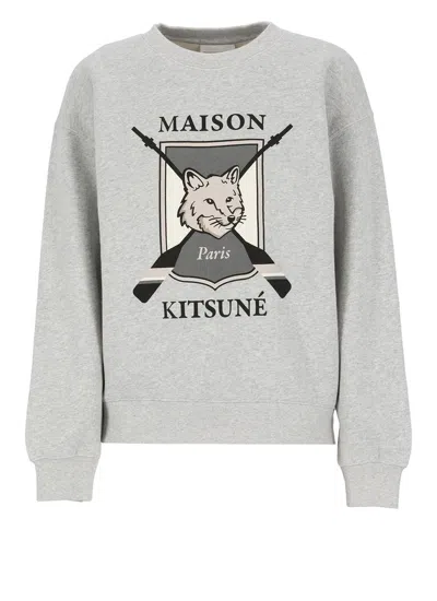 Maison Kitsuné Maison Kitsune Sweatshirts In Grey