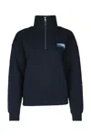 Maison Kitsuné Navy Flash Fox Sweatshirt In Blue