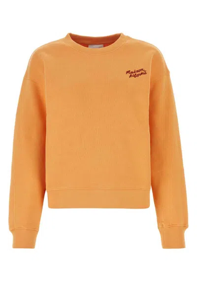 Maison Kitsuné Maison Kitsune Sweatshirts In Orange